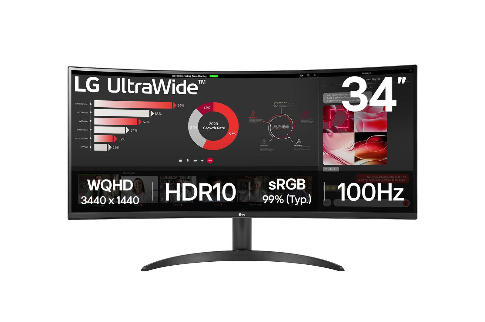 Monitor LG 34WR50QK